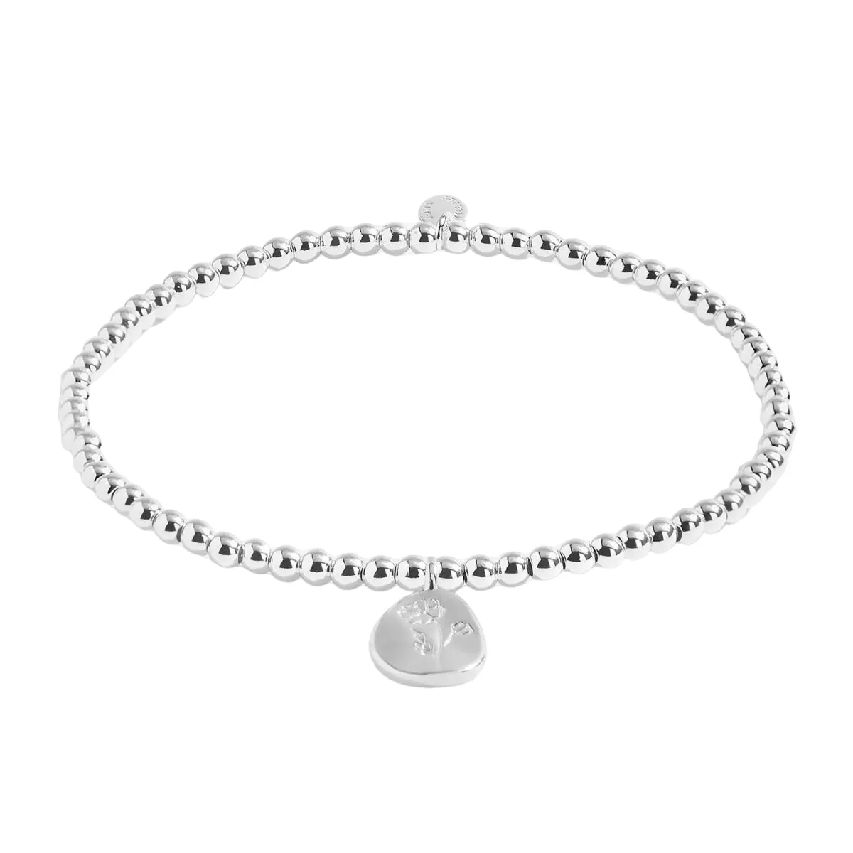 A Little 'October' Cosmos Birthflower Bracelet | Silver Plated