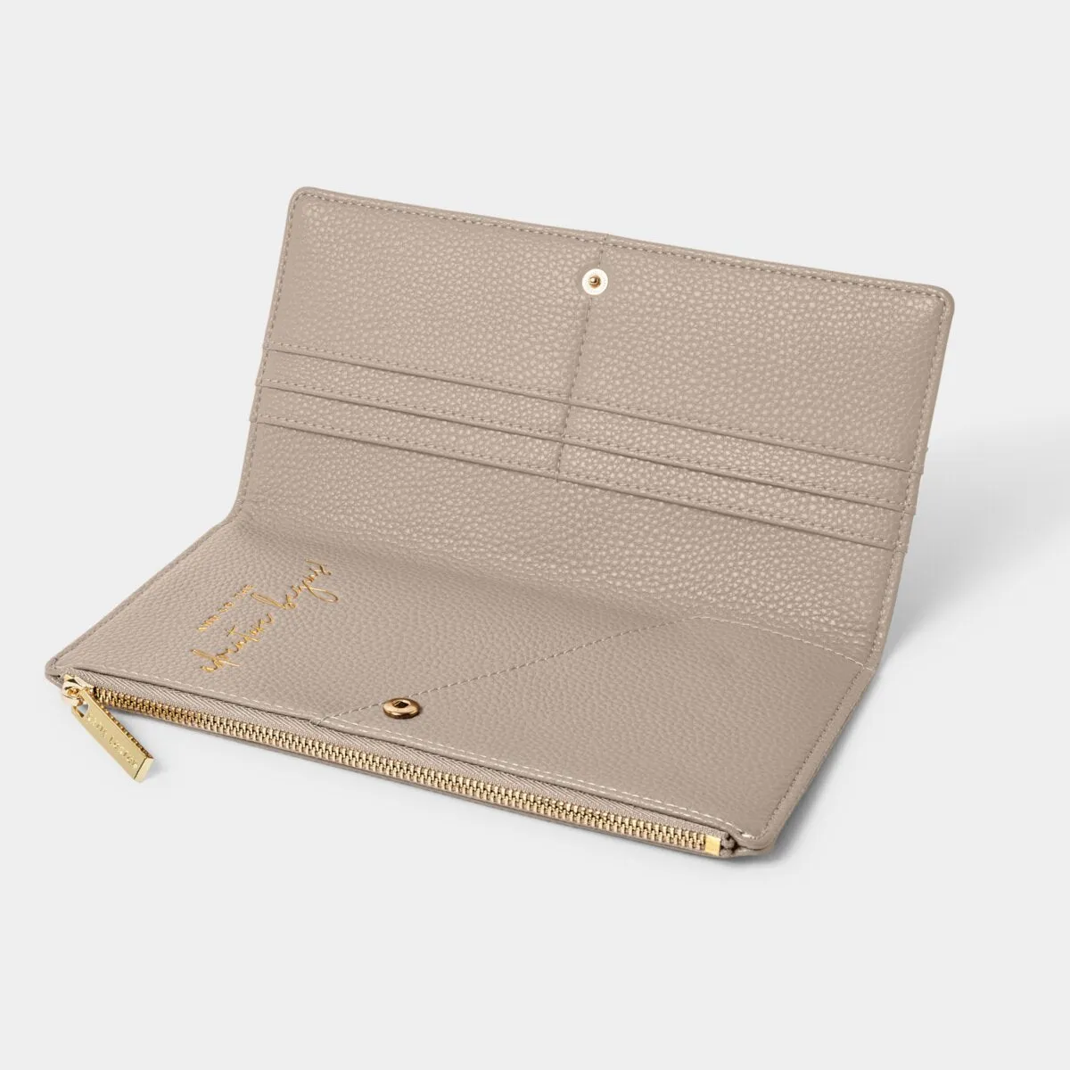And So The Adventure Begins Travel Organiser | Light Taupe