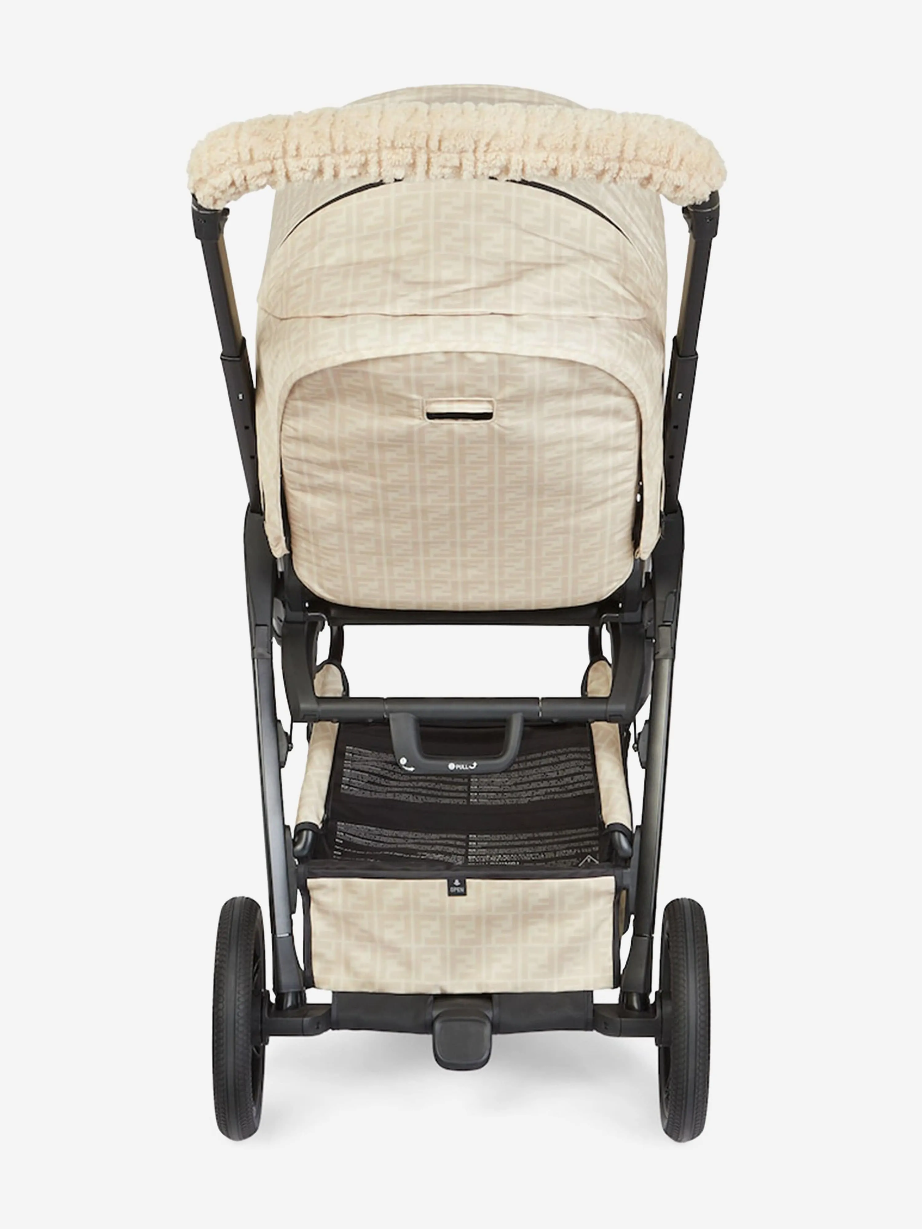 Baby FF Logo Stroller in Beige