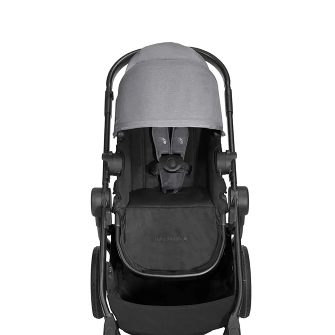 Baby Jogger Select 2 Bundle - Stroller   Carrycot   Weather Shield - Radiant Slate