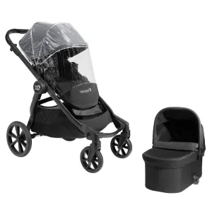 Baby Jogger Select 2 Bundle - Stroller   Carrycot   Weather Shield - Radiant Slate
