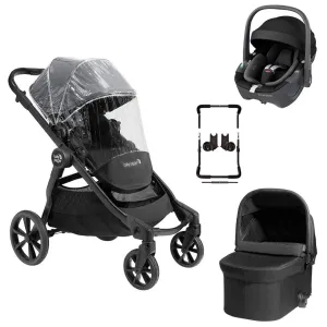Baby Jogger Select 2   Maxi Cosi Pebble 360 Travel System - Radiant Slate