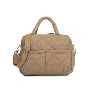 Babymel Willow Quilted Tote Bag - Oat