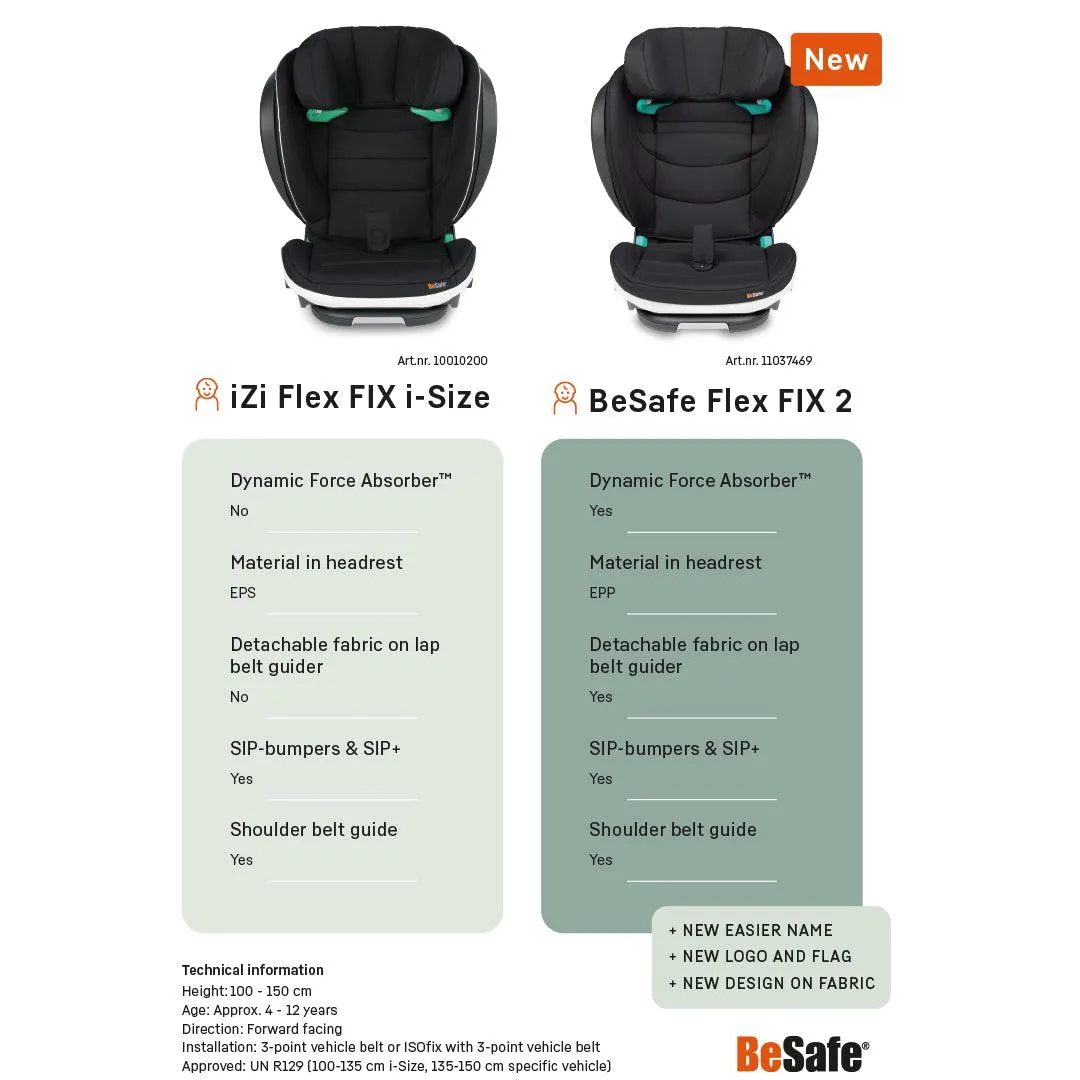 BeSafe Flex Fix 2 Car Seat - Metallic Melange