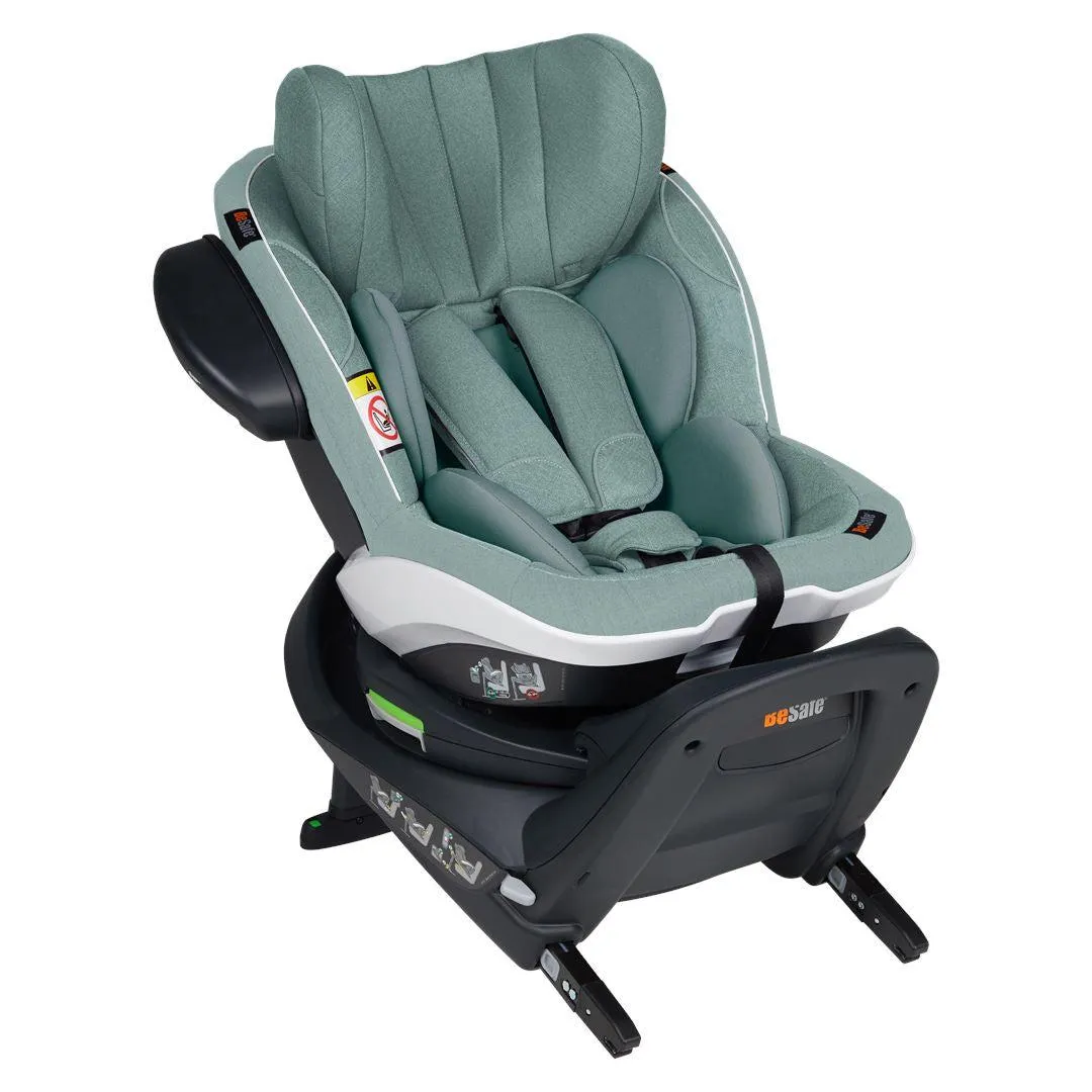 BeSafe iZi Twist i-Size Car Seat - Sea Green Melange