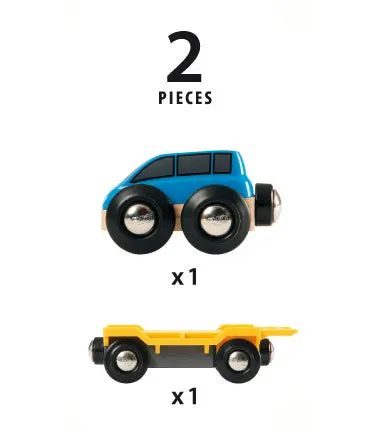 Brio Car Transporter Train Car