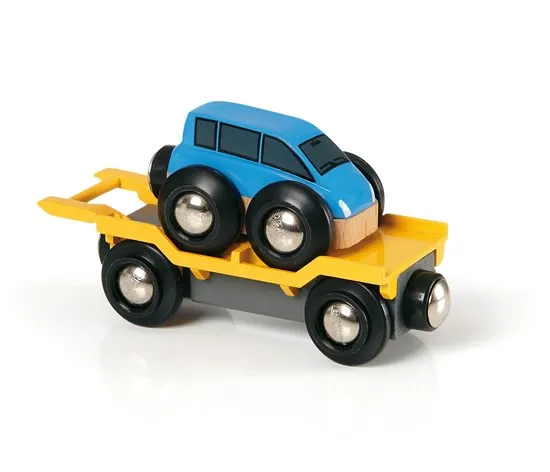 Brio Car Transporter Train Car