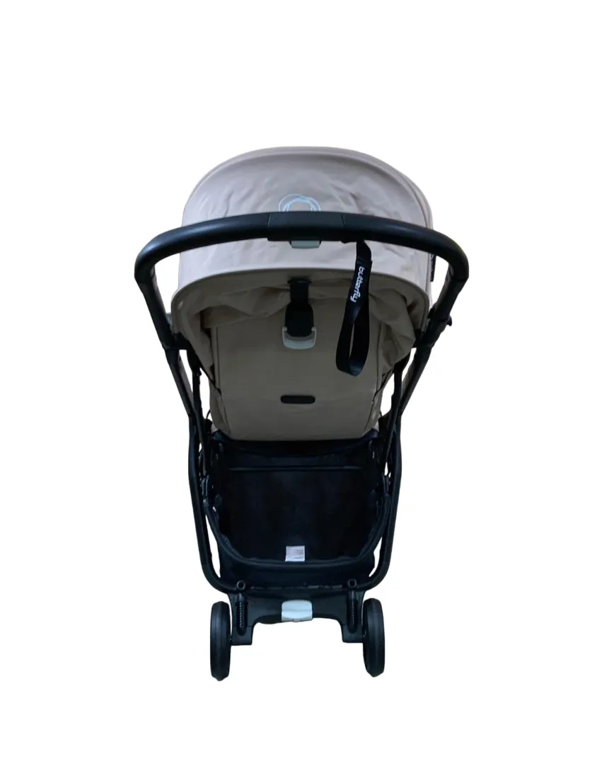 Bugaboo Butterfly Stroller, 2023, Black, Desert Taupe, Desert Taupe