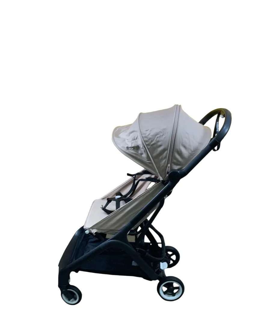Bugaboo Butterfly Stroller, 2023, Black, Desert Taupe, Desert Taupe