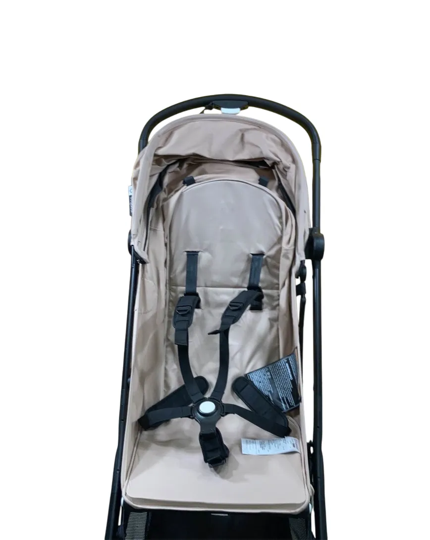Bugaboo Butterfly Stroller, 2023, Black, Desert Taupe, Desert Taupe