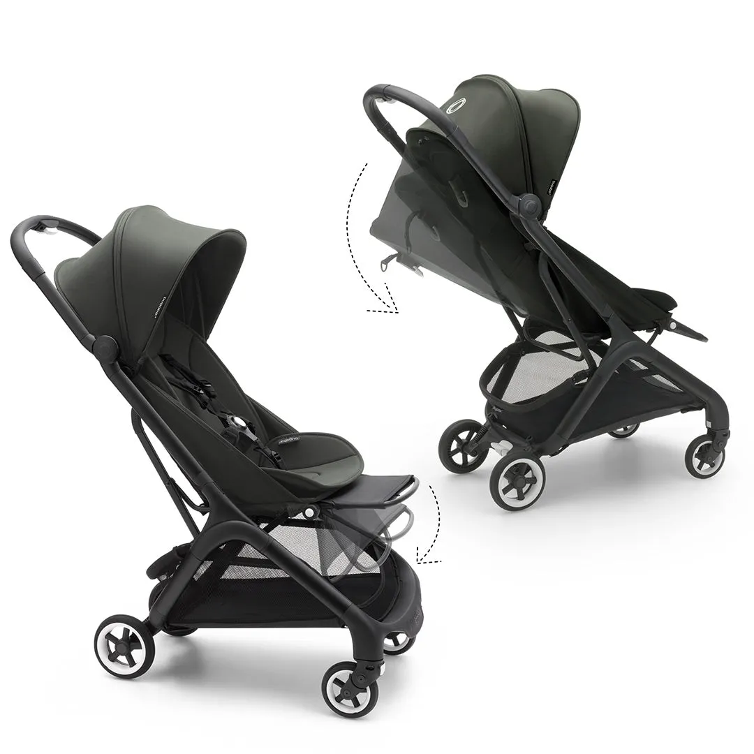 Bugaboo Butterfly Travel Pushchair - Black/Forest Green