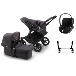 Bugaboo Donkey 5 Mono Complete Washed Black   Cloud T Travel System