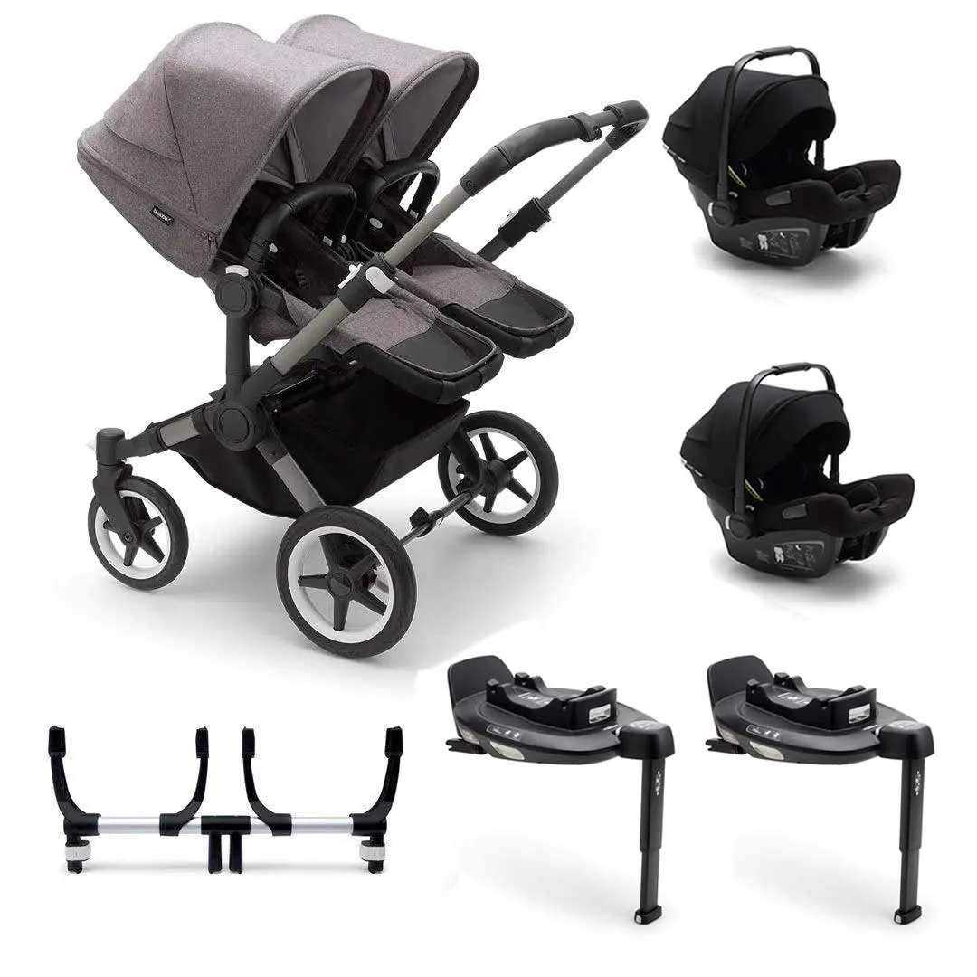 Bugaboo Donkey 5 Twin Complete   Turtle Air Travel System