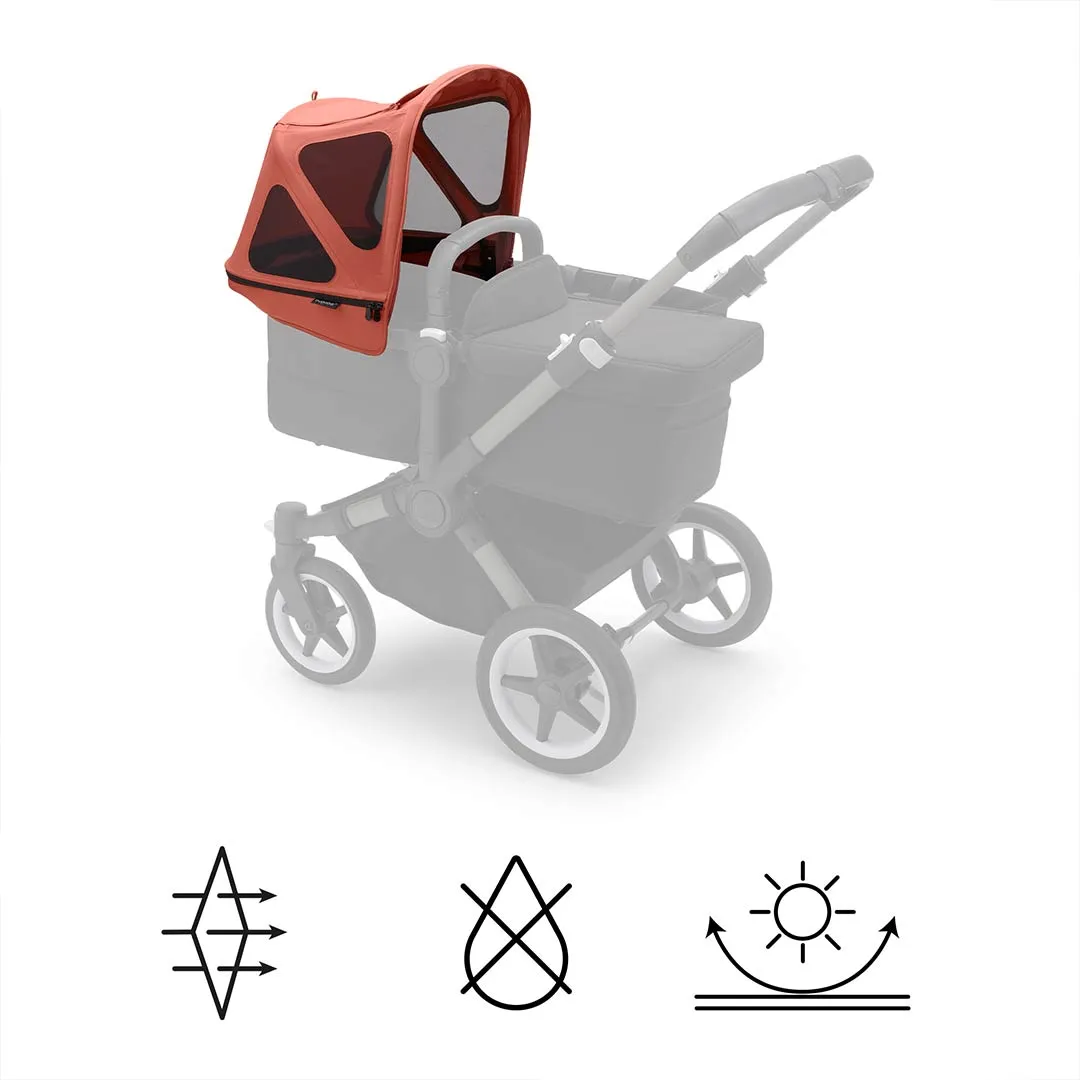 Bugaboo Donkey Breezy Sun Canopy - Sunrise Red