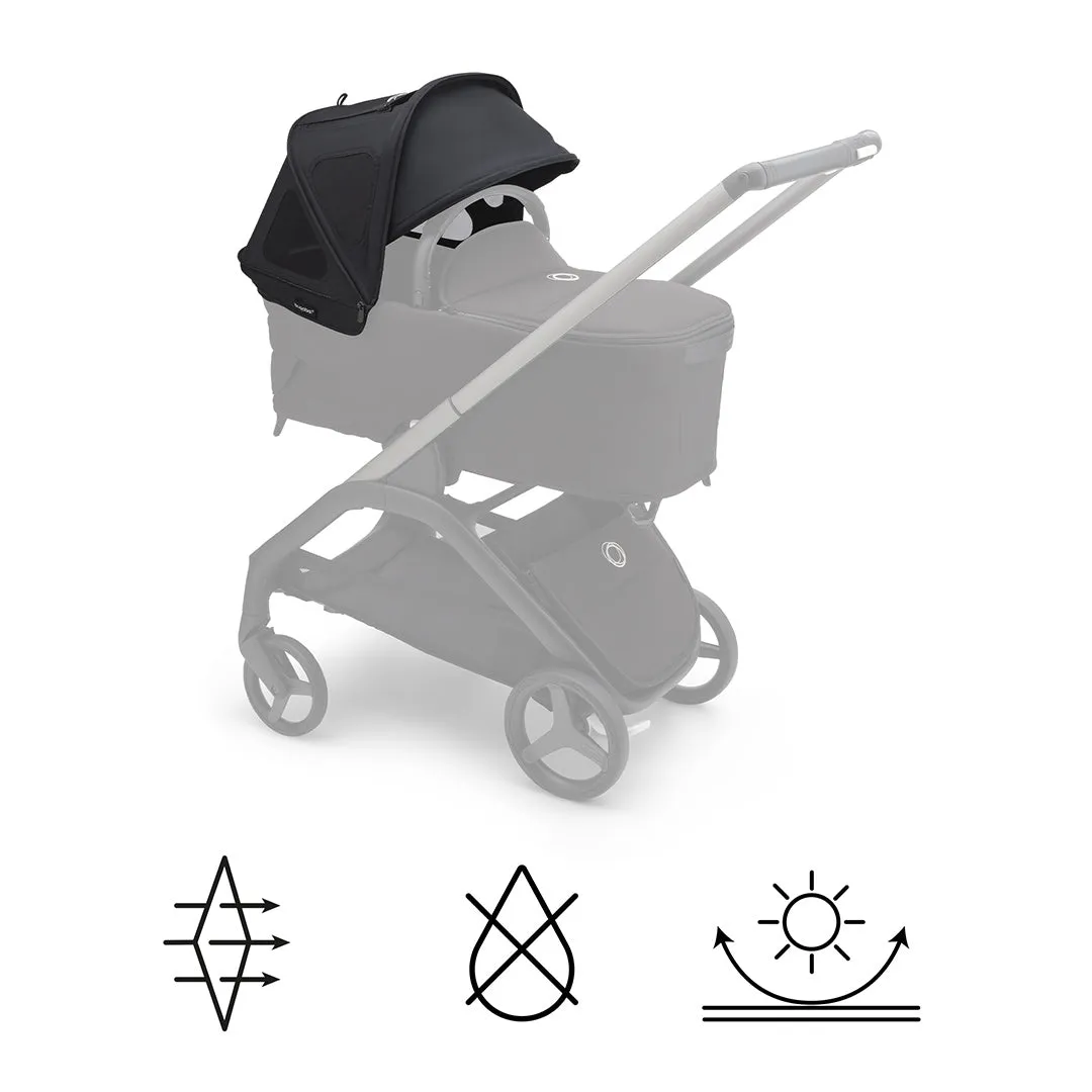 Bugaboo Dragonfly Breezy Sun Canopy - Midnight Black