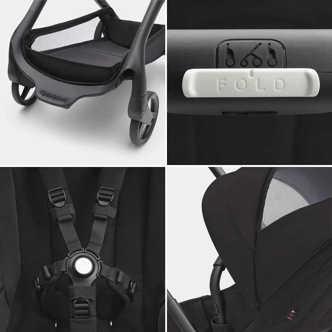 Bugaboo Dragonfly Complete Pushchair - Midnight Black