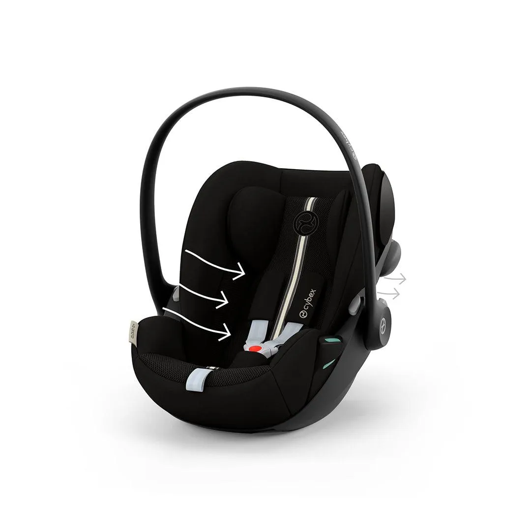 CYBEX Cloud G i-Size Plus Car Seat - Moon Black