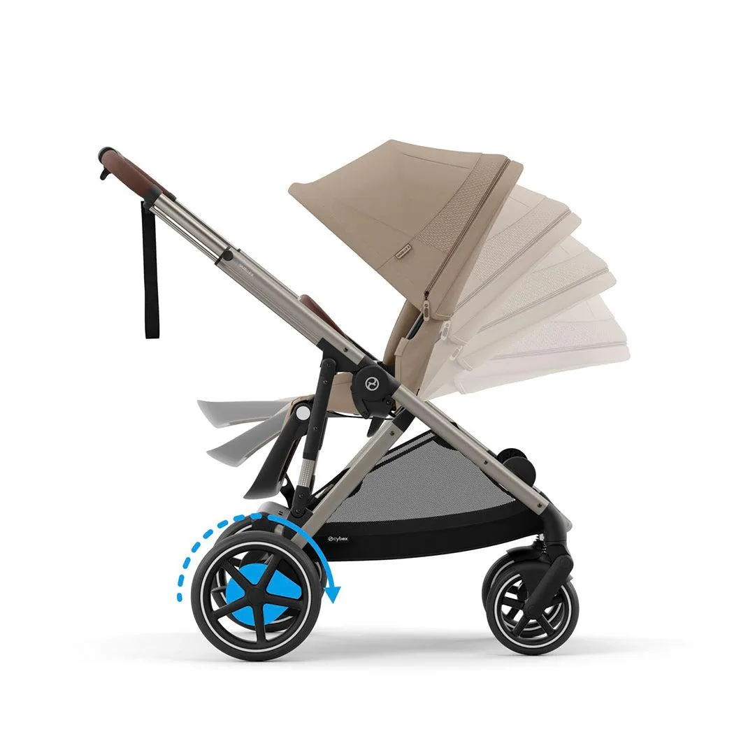 CYBEX e-Gazelle S Pushchair - Almond Beige