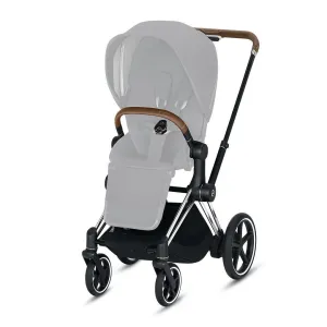 CYBEX e-Priam Frame with Seat Hardpart - Chrome   Brown (2020)