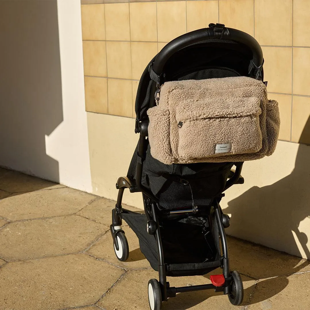 Finnson Freya Eco Stroller Organiser with Stroller Clips - Beige