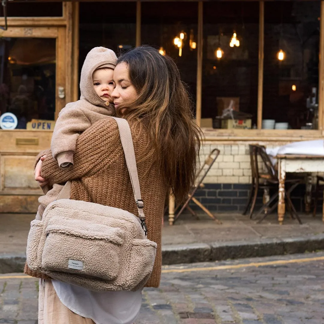 Finnson Freya Eco Stroller Organiser with Stroller Clips - Beige