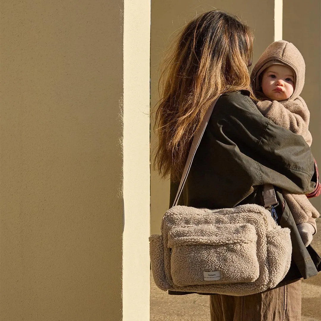 Finnson Freya Eco Stroller Organiser with Stroller Clips - Beige