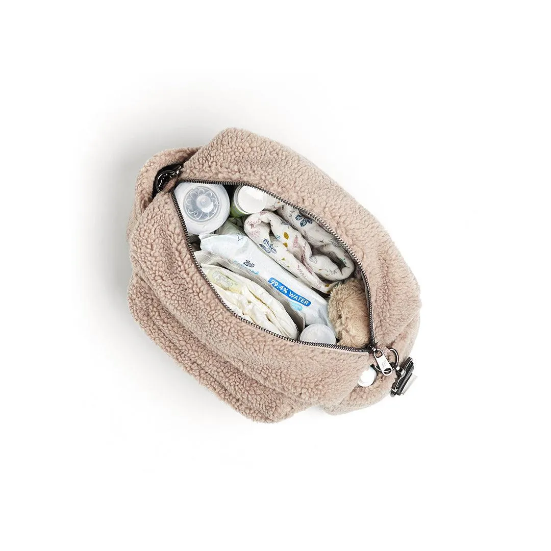 Finnson Freya Eco Stroller Organiser with Stroller Clips - Beige