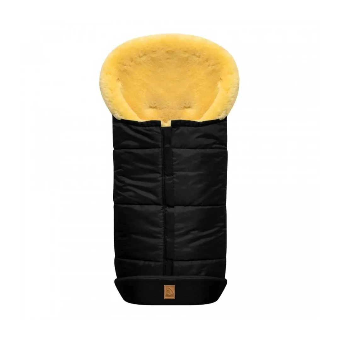 Heitmann Lambskin Zip-Up Footmuff - Black