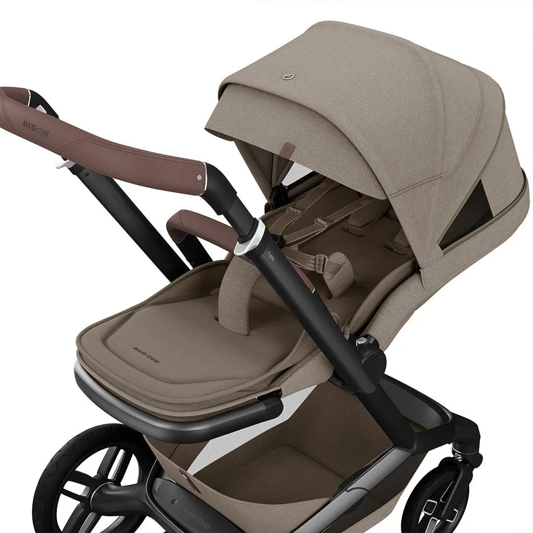 Maxi-Cosi Fame Pushchair - Twillic Truffle - Black Wheels