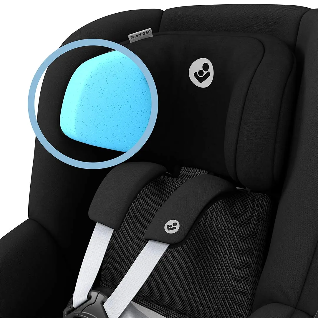 Maxi-Cosi Pearl 360 Car Seat - Authentic Black