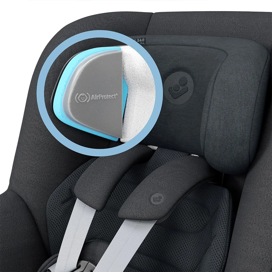 Maxi-Cosi Pearl 360 Pro Car Seat - Authentic Graphite 2