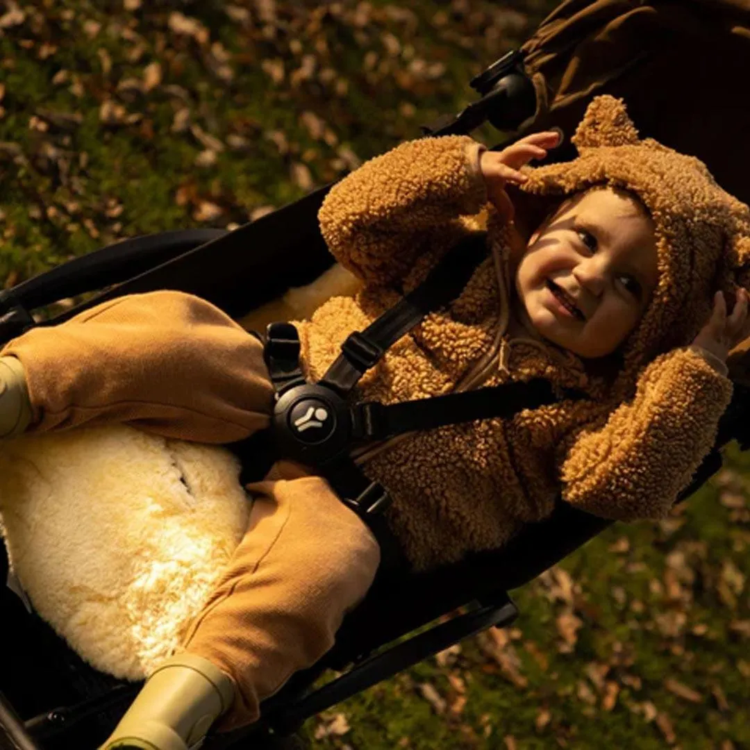 Naturally Sheepskins Snuggler Sheepskin Pram Liner - Taupe