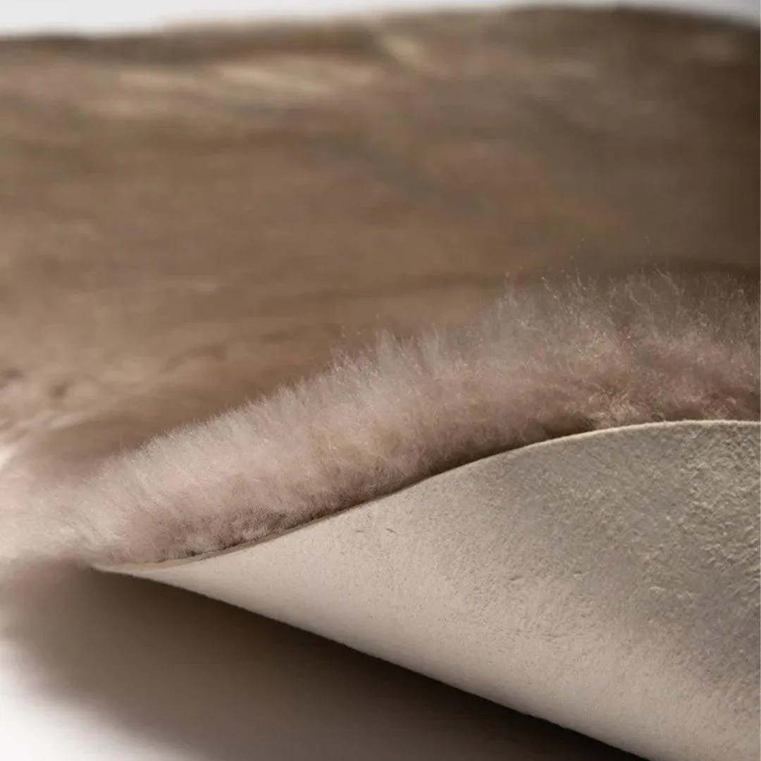 Naturally Sheepskins Snuggler Sheepskin Pram Liner - Taupe
