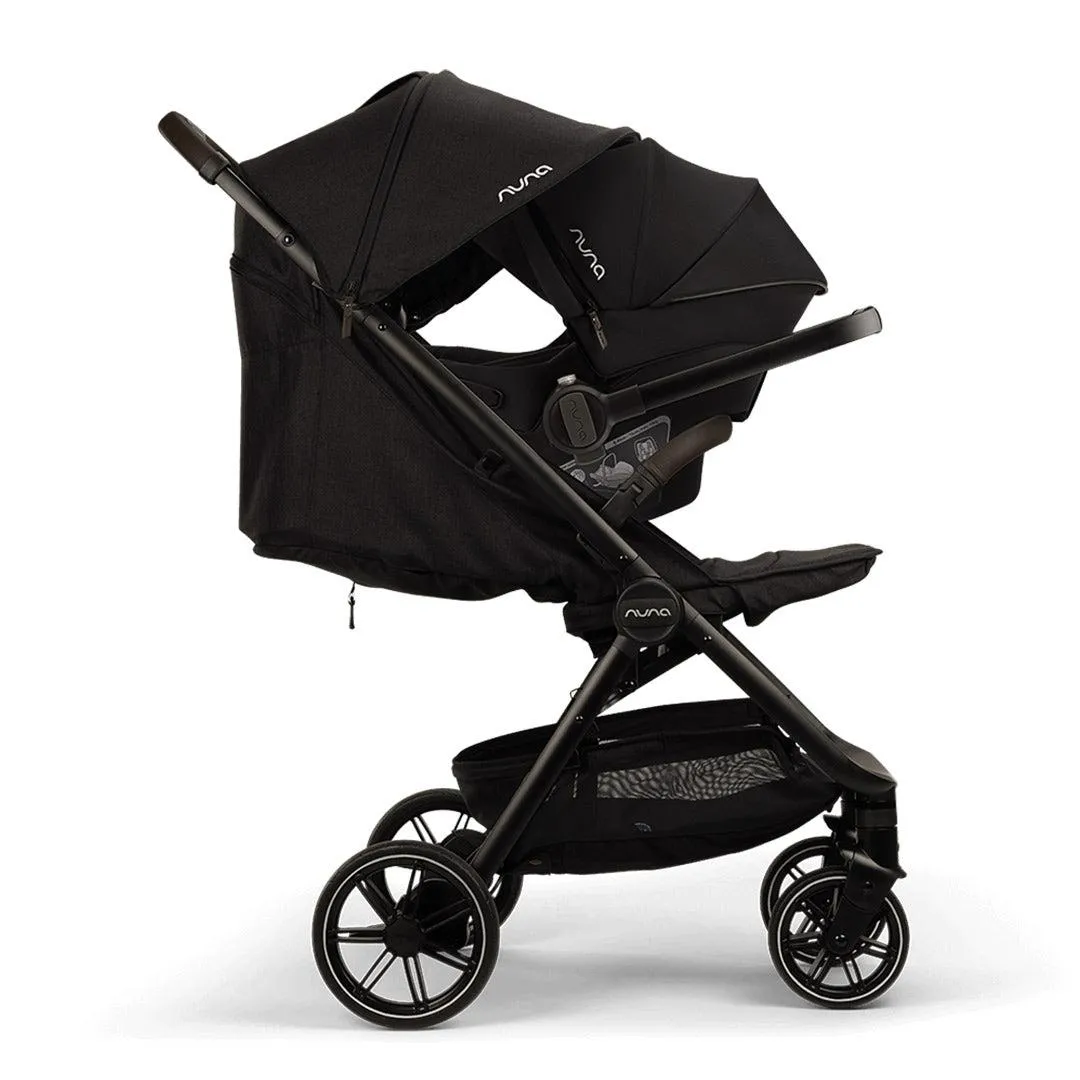 Nuna TRVL LX Compact Stroller  - Caviar