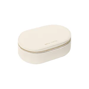 Oval Jewellery Box | Off White