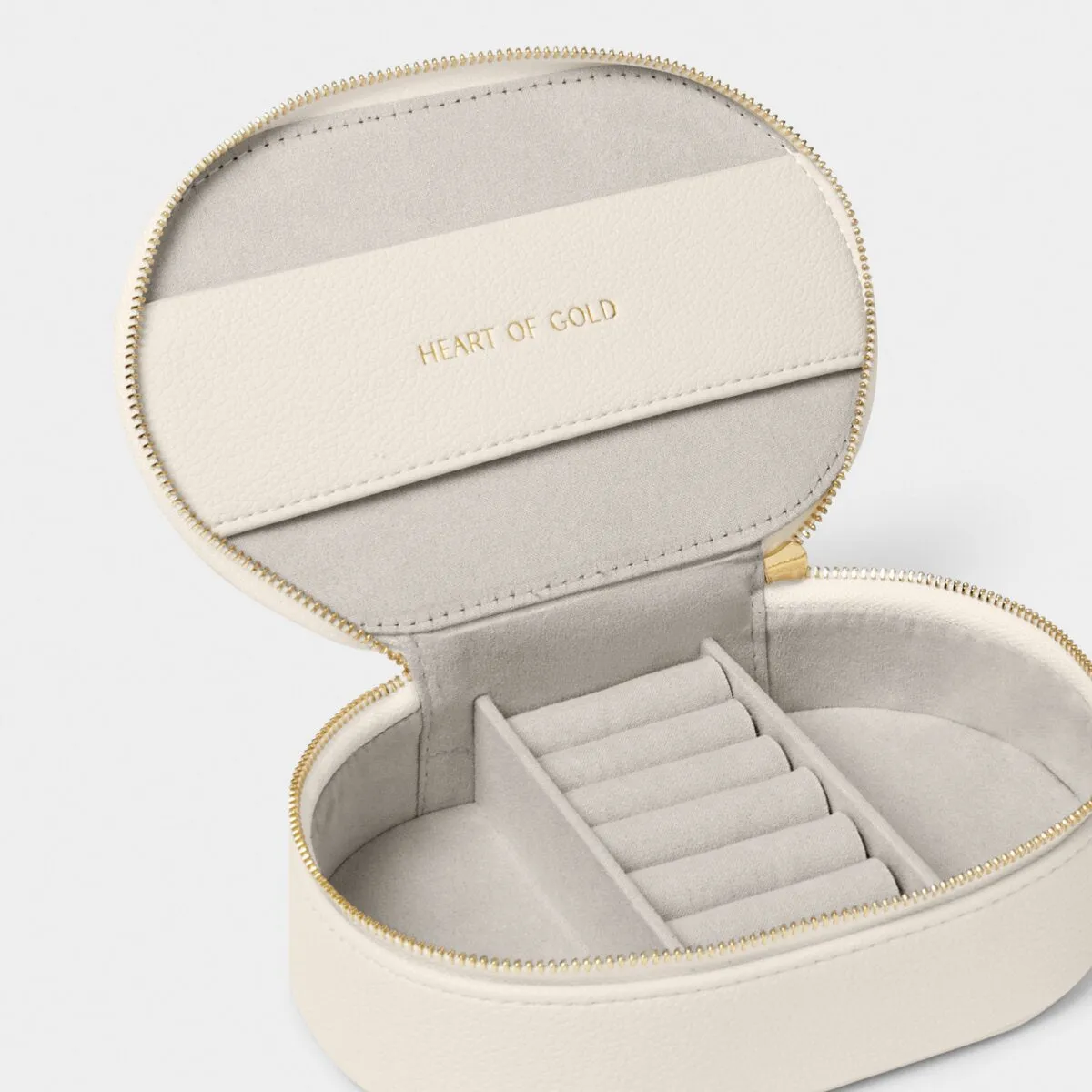 Oval Jewellery Box | Off White