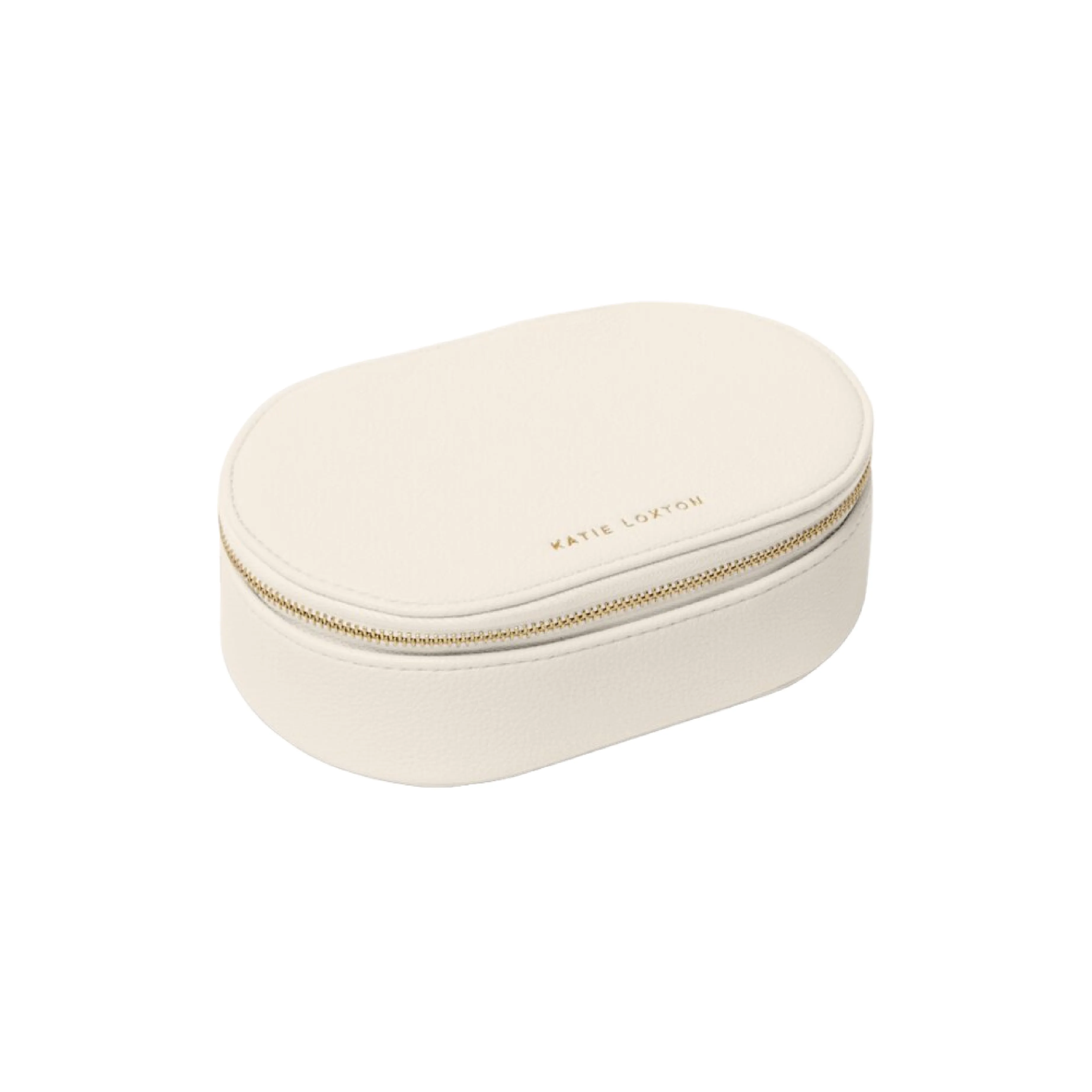 Oval Jewellery Box | Off White