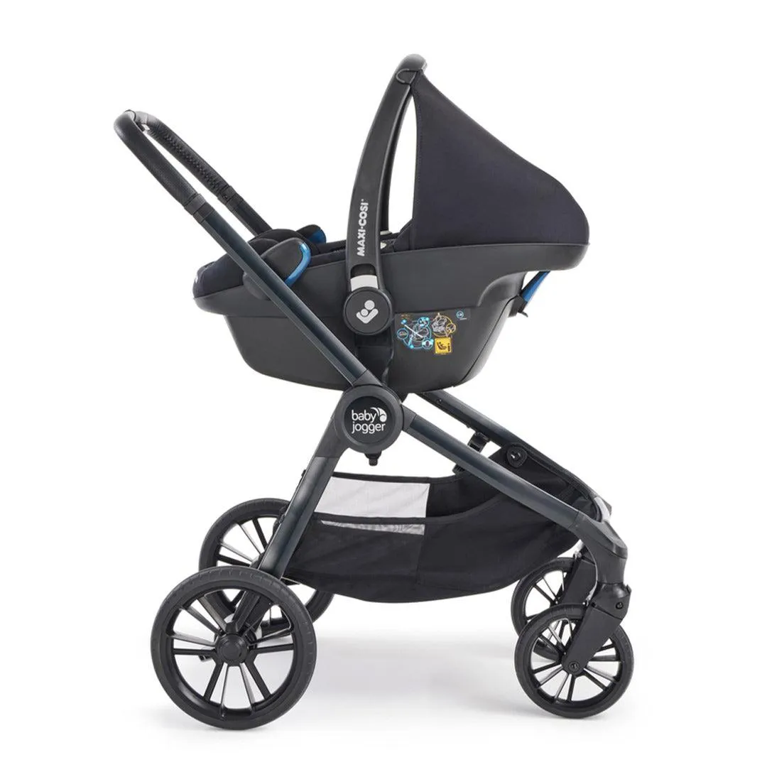 [Preloved] Baby Jogger City Sights Bundle - Stroller   Carrycot   Weather Shield   Belly Bar - Rich Black