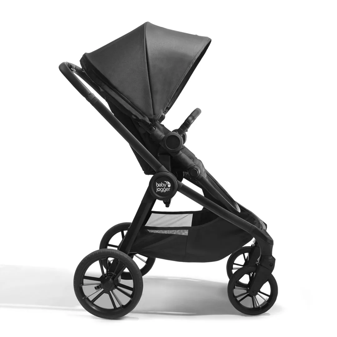 [Preloved] Baby Jogger City Sights Bundle - Stroller   Carrycot   Weather Shield   Belly Bar - Rich Black
