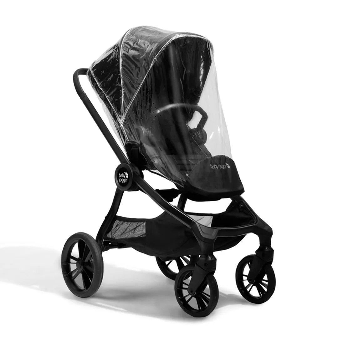 [Preloved] Baby Jogger City Sights Bundle - Stroller   Carrycot   Weather Shield   Belly Bar - Rich Black
