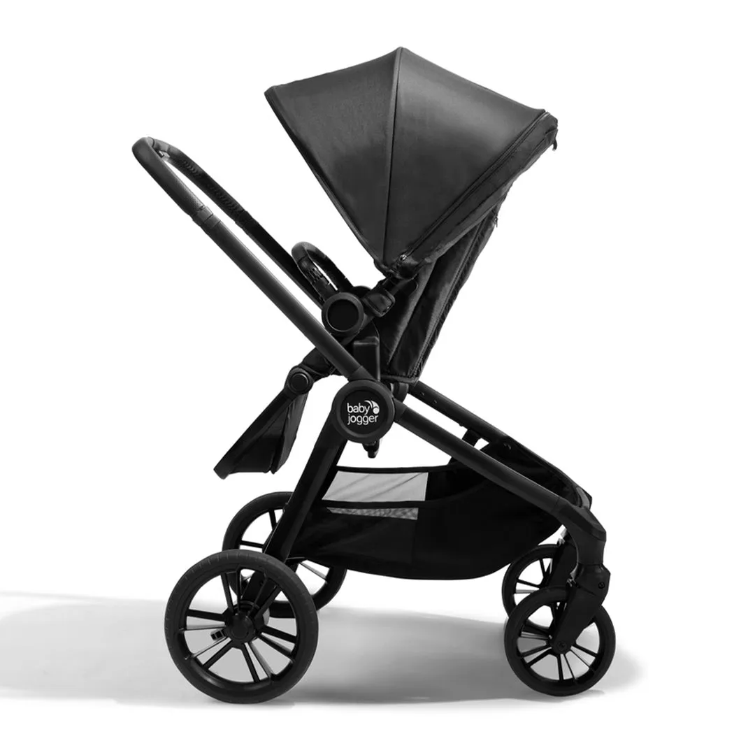 [Preloved] Baby Jogger City Sights Bundle - Stroller   Carrycot   Weather Shield   Belly Bar - Rich Black
