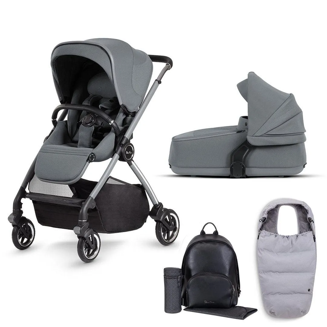 [Preloved] Silver Cross Dune Pushchair - Glacier