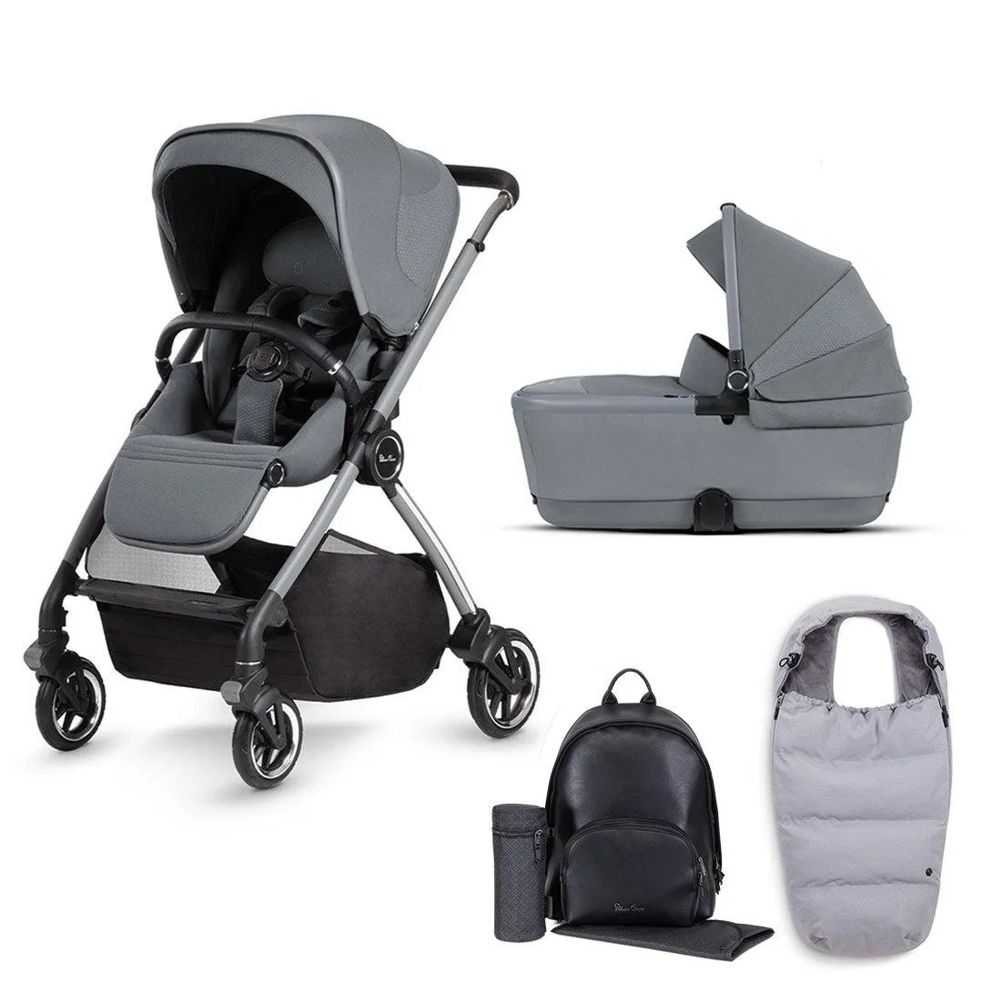 [Preloved] Silver Cross Dune Pushchair - Glacier