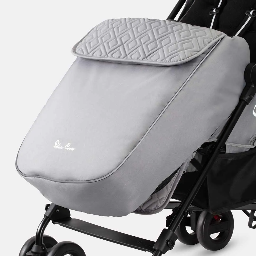 Silver Cross Zest Footmuff - Silver