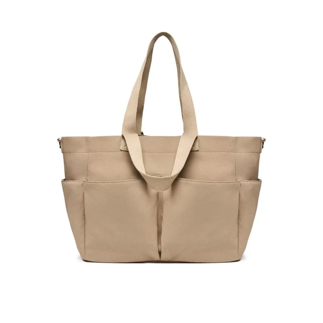 Tiba   Marl Pocket Tote - Desert