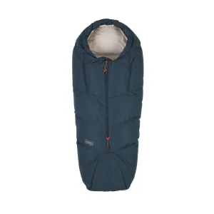 Voksi Adventure North Footmuff - Poppy Blue - Seashell Sand