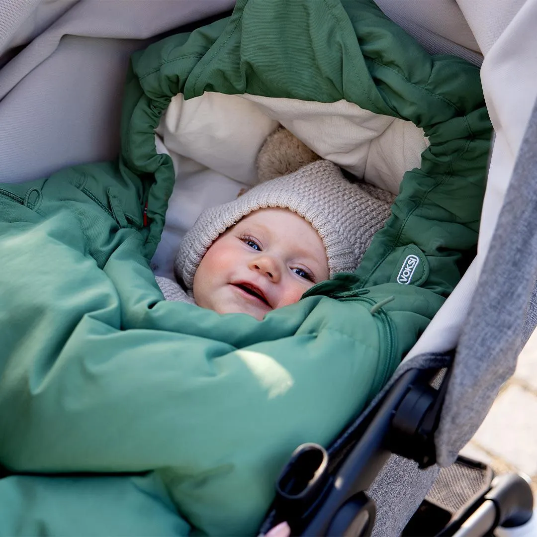 Voksi Explorer Footmuff - Grass Green - Wings