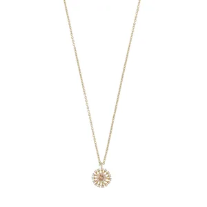 Wiz Pendant Necklace | Gold Plated with Cubic Zirconia