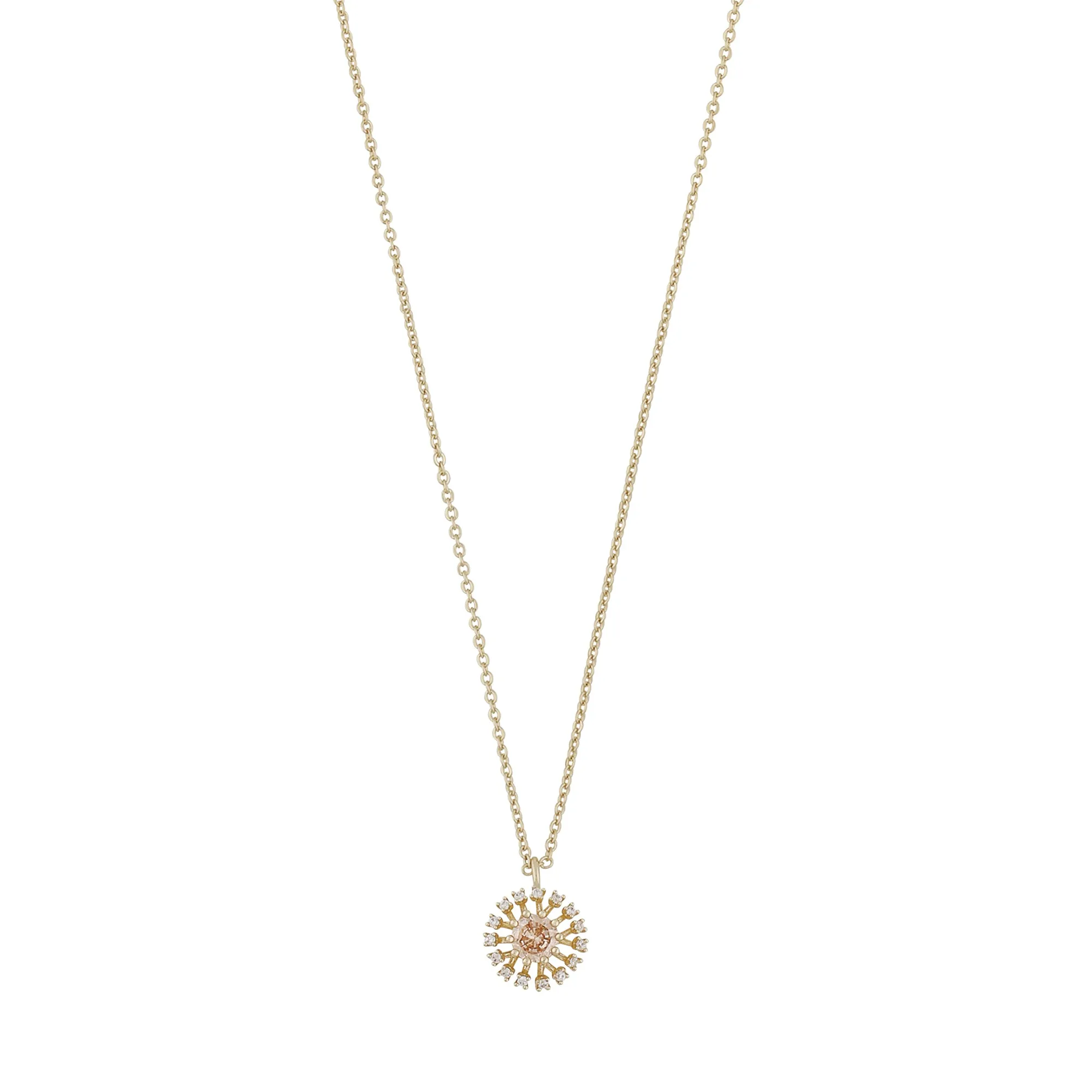 Wiz Pendant Necklace | Gold Plated with Cubic Zirconia